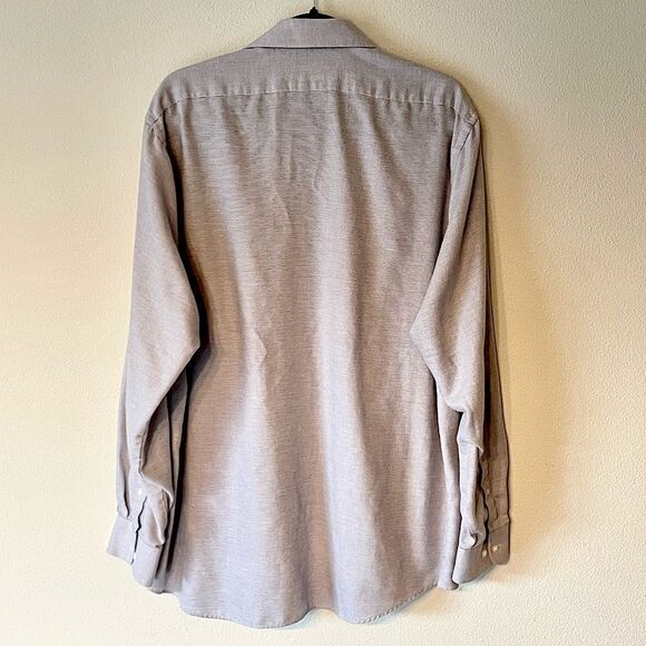 Men’s Van Heusen, Dusky Blue & White, Long-Sleeve, Button-Drown. Large. - Picture 2 of 4